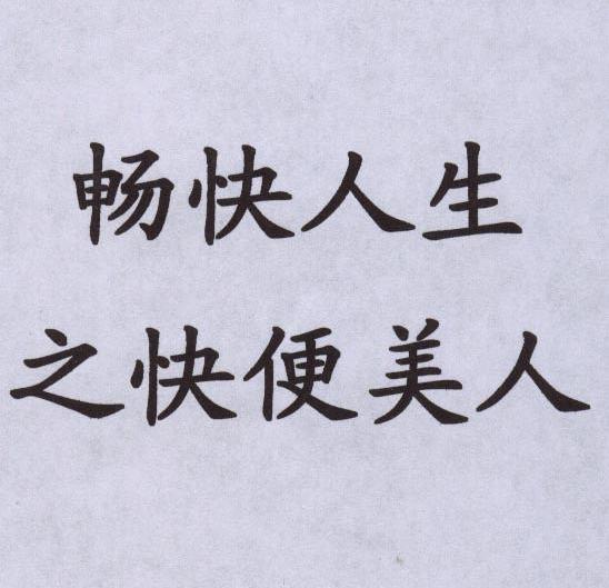 畅快人生之快便美人