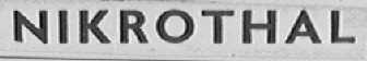 NIKROTHAL