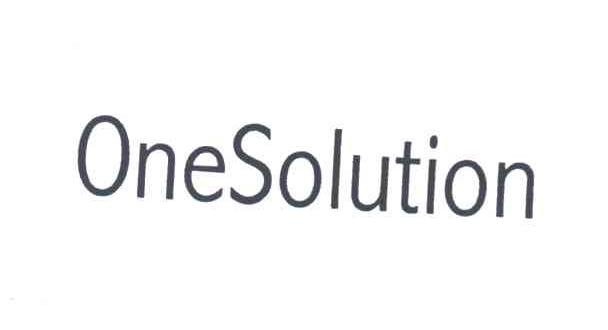 ONESOLUTION