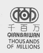 千百万   THOUSANDS OF MILLIONS