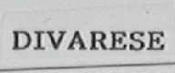 DIVARESE