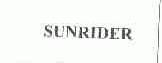 SUNRIDER