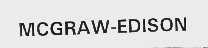 MCGRAW-EDISON