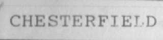 CHESTERFIELD