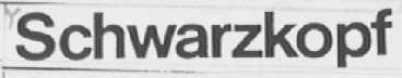 SCHWARZKOPF