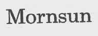 MORNSUN