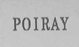 POIRAY