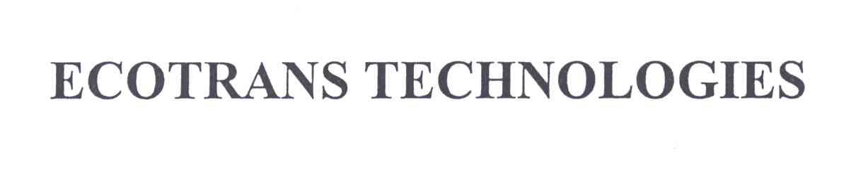 ECOTRANS TECHNOLOGIES