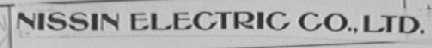 NISSIN ELECTRIC CO.，LTD.