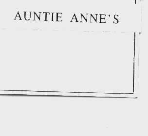 AUNTIE ANNE'S