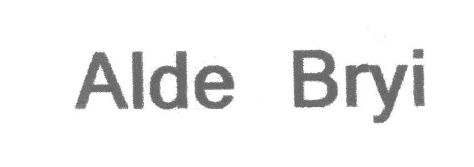 ALDE BRYI