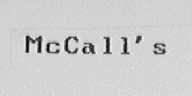 MCCALL'S