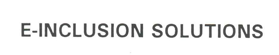 E-INCLUSION SOLUTIONS