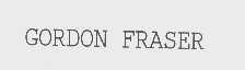 GORDON FRASER