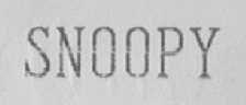 SNOOPY