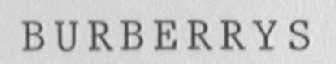 BURBERRYS