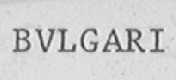 BVLGARI