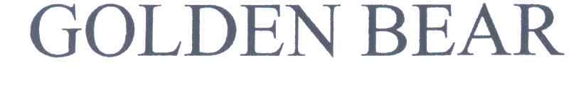 GOLDEN BEAR
