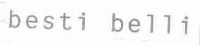 BESTI BELLI