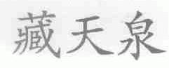 藏天泉