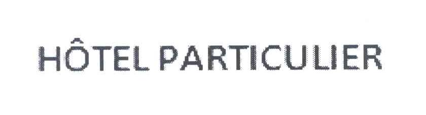 HOTEL PARTICULIER