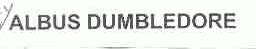 ALBUS DUMBLEDORE