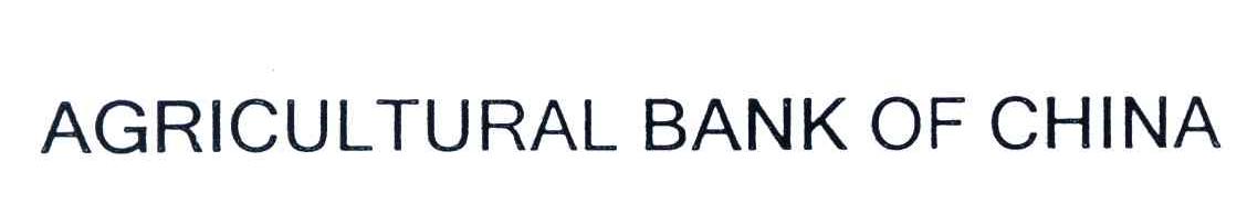AGRICULTURAL BANK OF CHINA