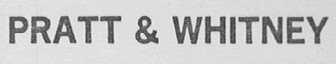 PRATT & WHITNEY