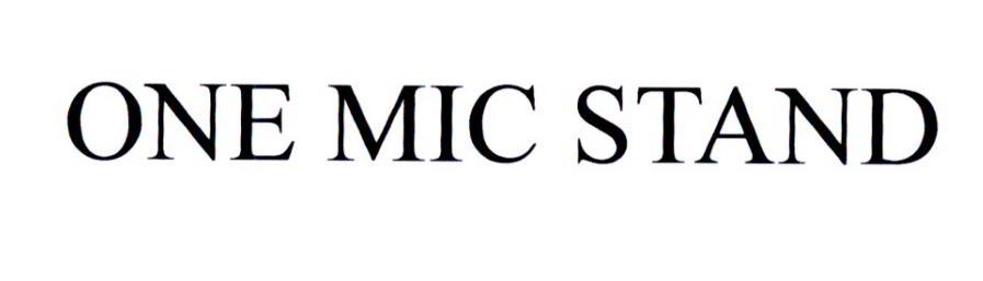 ONE MIC STAND