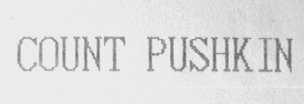 COUNT PUSHKIN