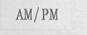 AM/PM