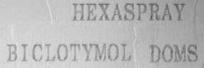 HEXASPRAY BICLOTYMOL DOMS