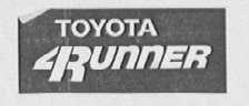 TOYOTA 4 RUNNER