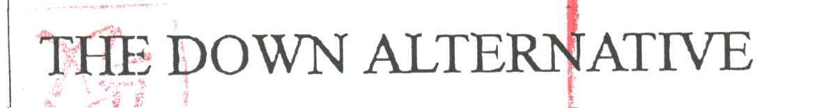THE DOWN ALTERNATIVE