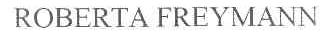 ROBERTA FREYMANN