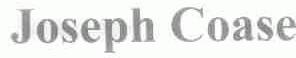 JOSEPH COASE