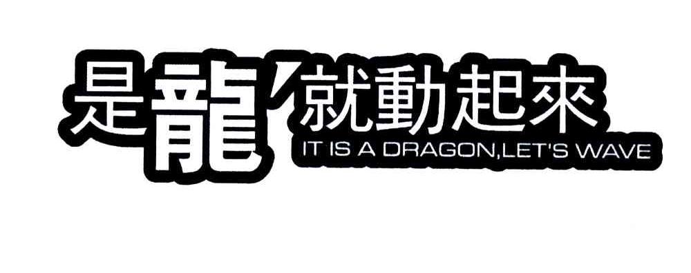 是龙就动起来;IT IS A DRAGON.LET＇S WAVE