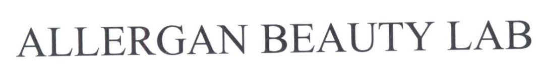 ALLERGAN BEAUTY LAB