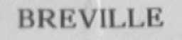 BREVILLE