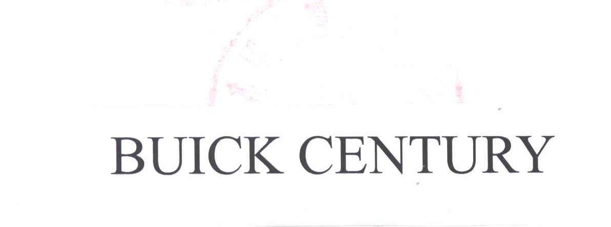 BUICK CENTURY