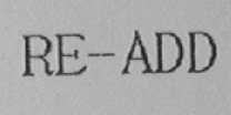 RE-ADD