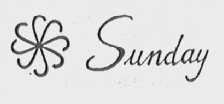 SUNDAY