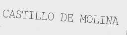 CASTILLO DE MOLINA