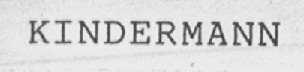 KINDERMANN