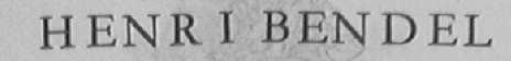 HENRI BENDEL
