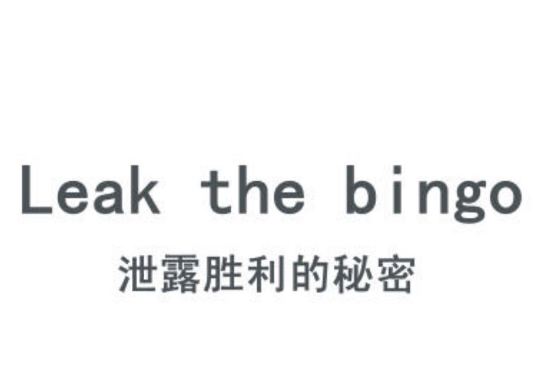 泄露胜利的秘密 LEAK THE BINGO