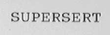 SUPERSERT