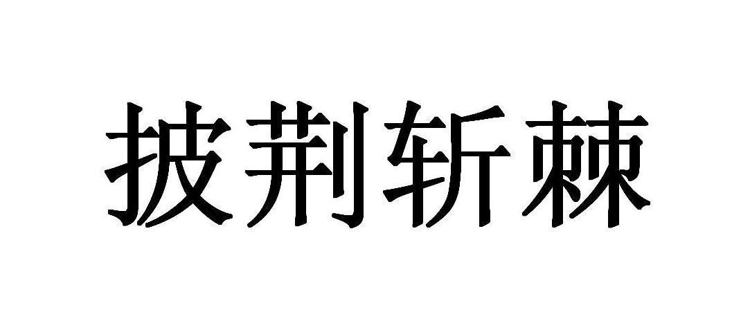 披荆斩棘