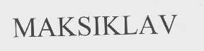 MAKSIKLAV