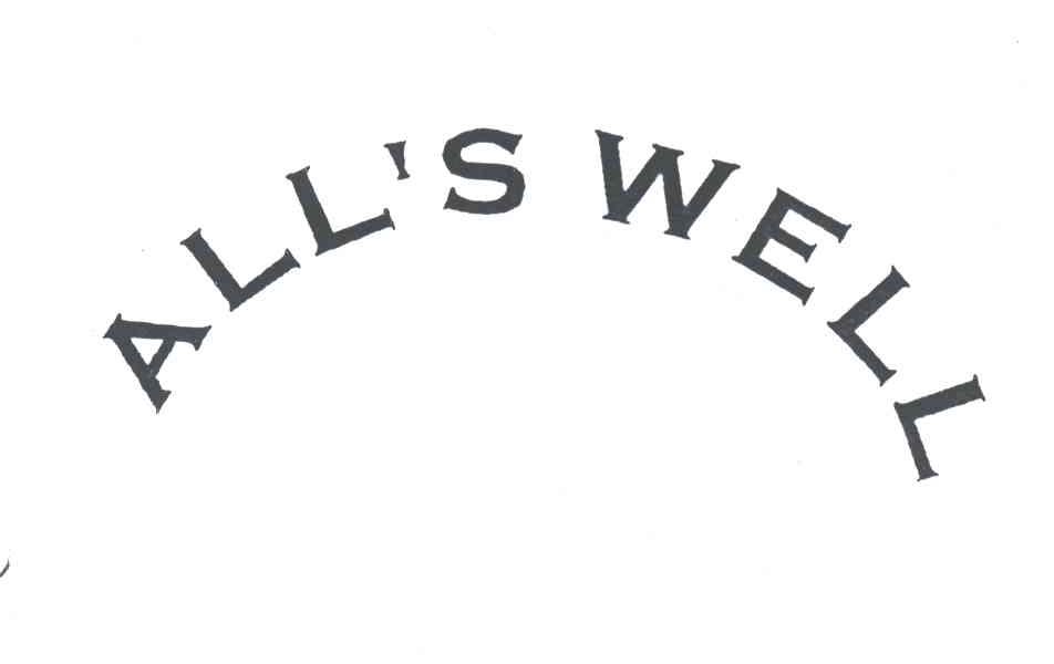 ALL'S WELL